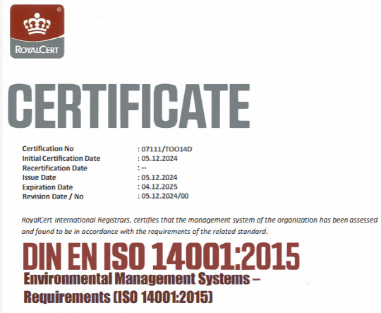 ۿ, ESG濵  `ISO 14001` ȯ濵ý  